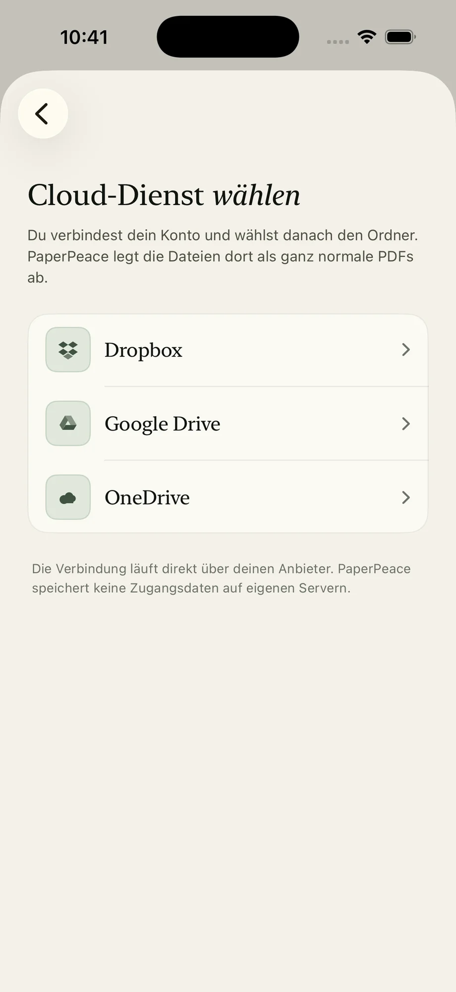PaperPeace Screenshot