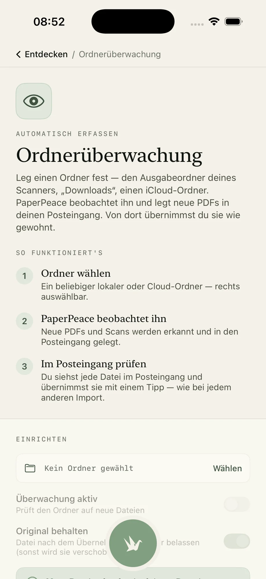 PaperPeace Screenshot