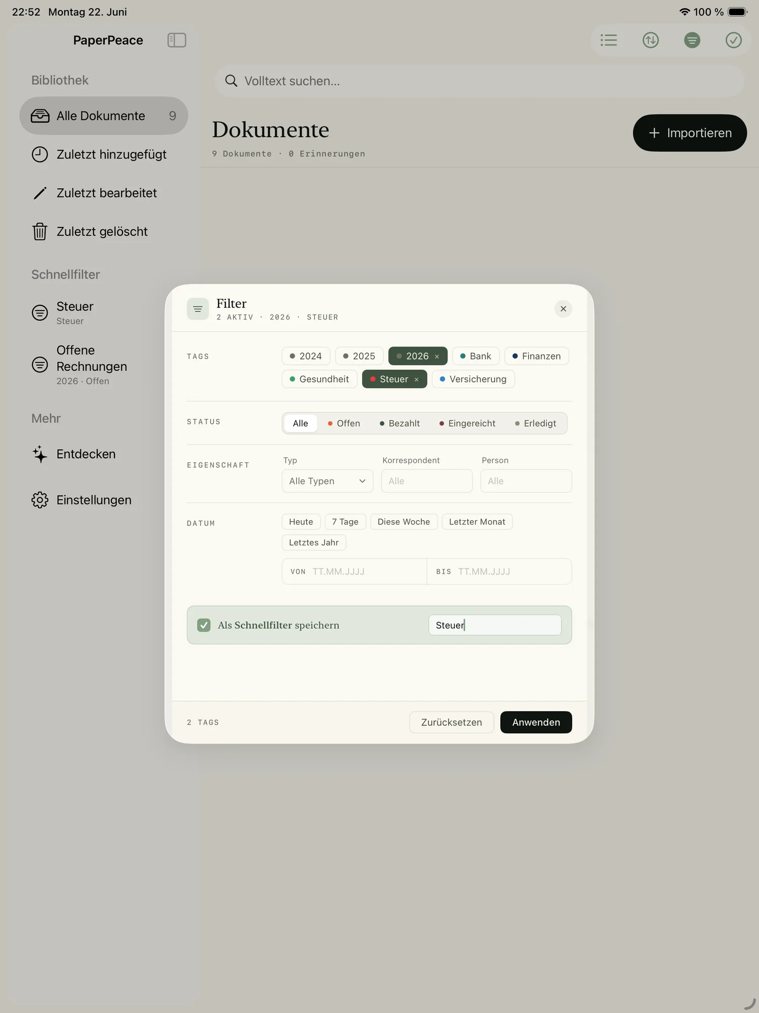 PaperPeace Screenshot