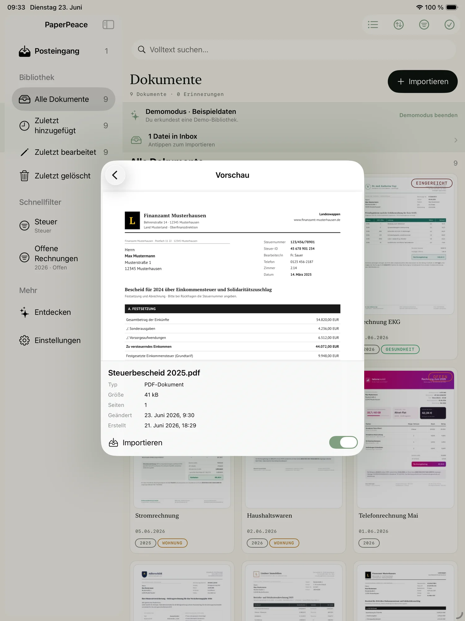 PaperPeace Screenshot