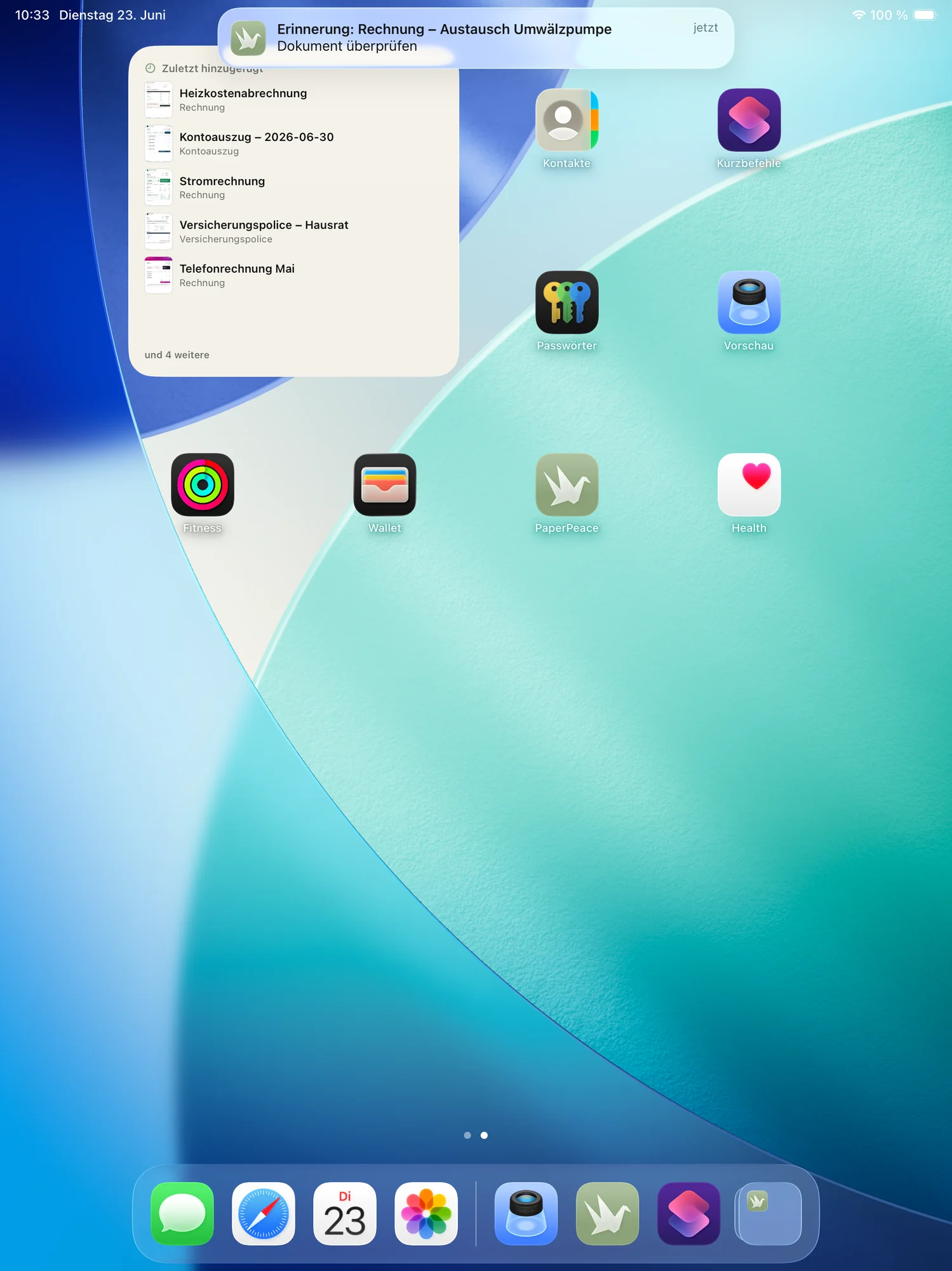 PaperPeace Screenshot