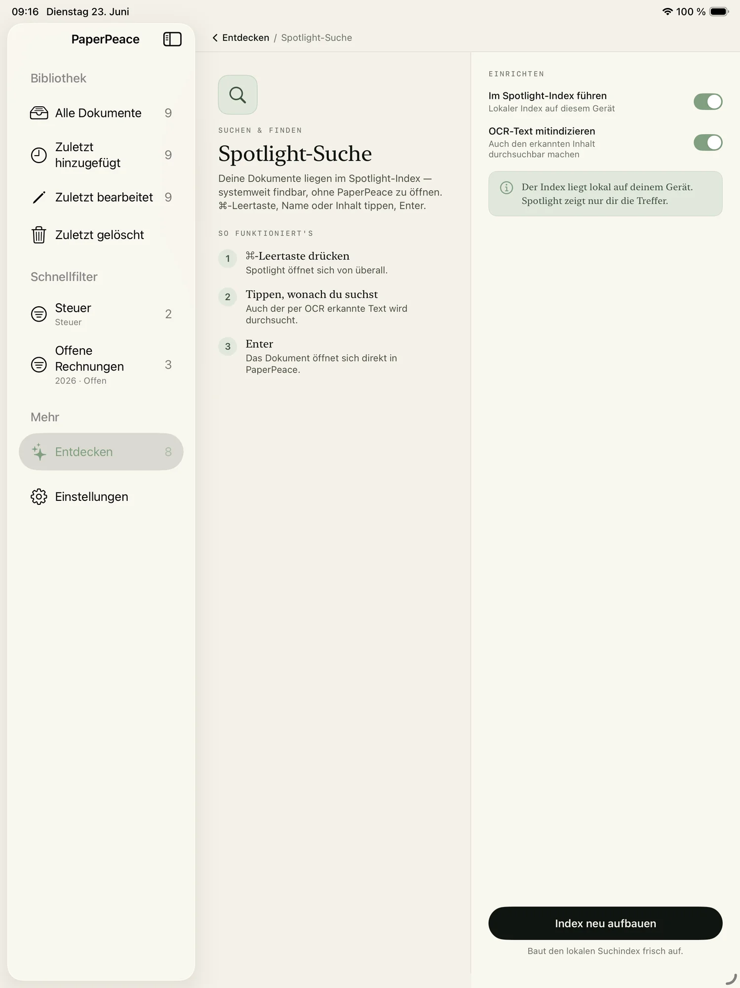 PaperPeace Screenshot