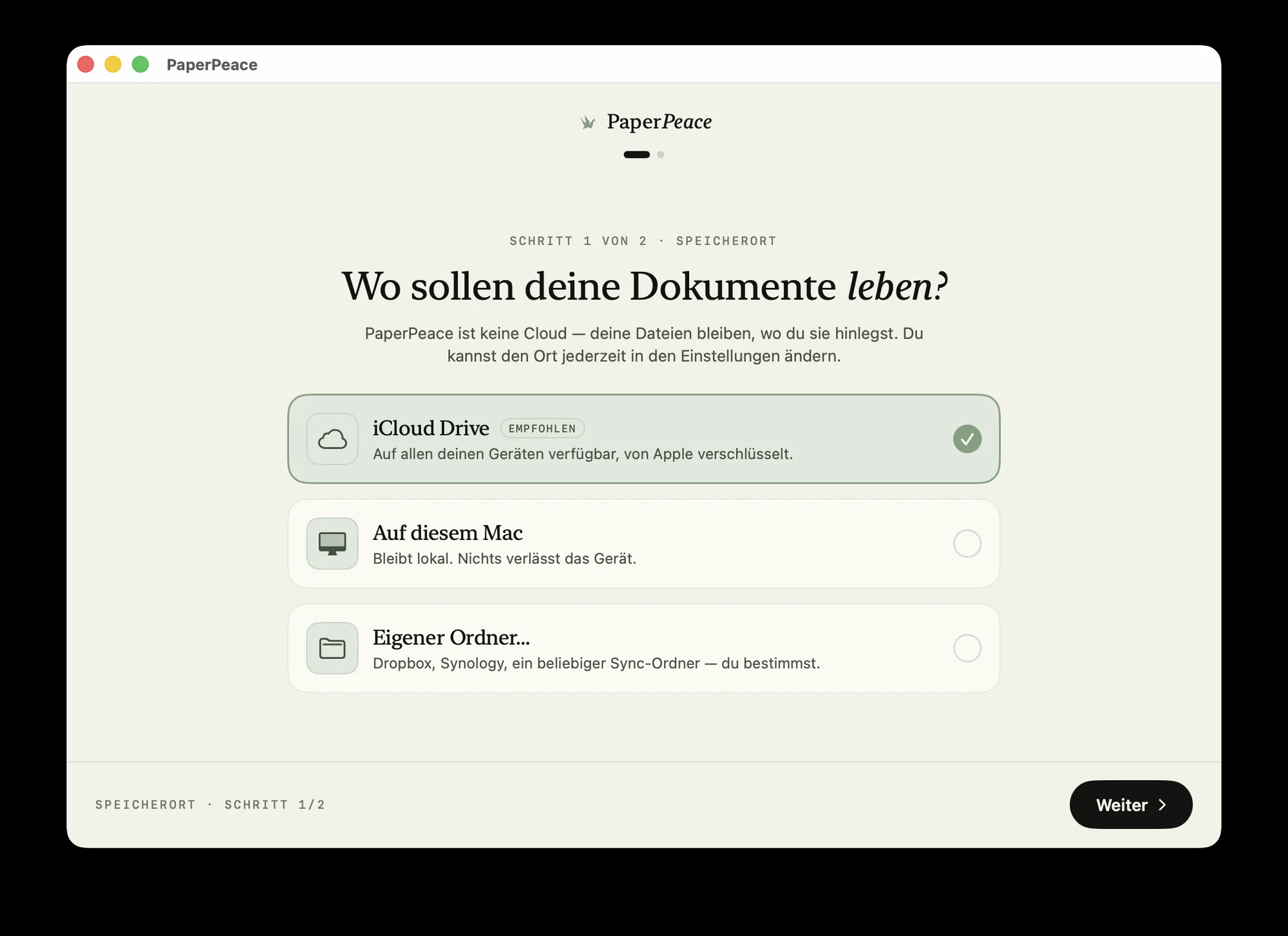 PaperPeace Screenshot