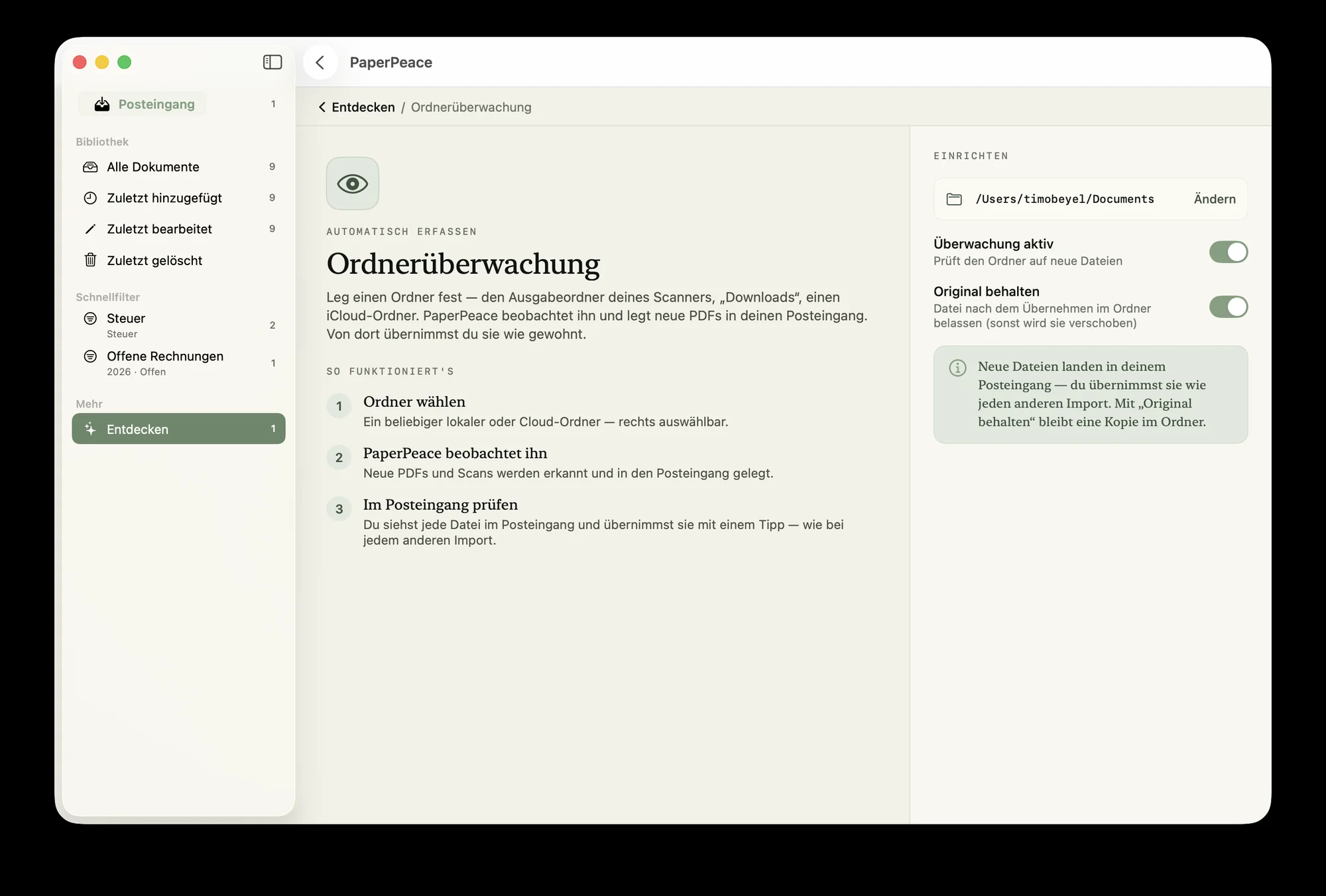 PaperPeace Screenshot